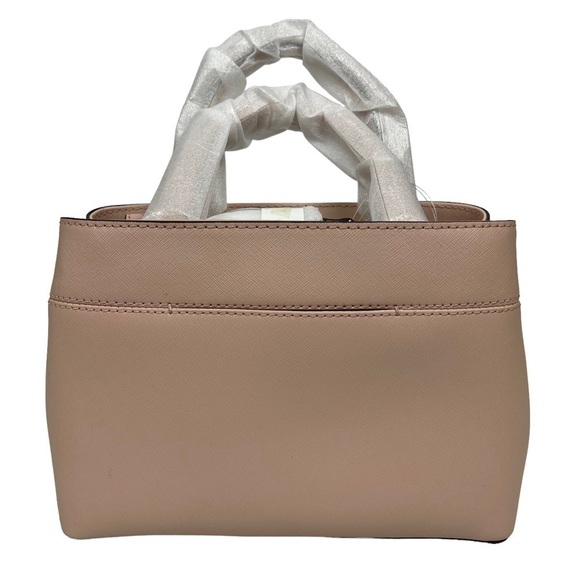 NWT MICHAEL KORS Women’s Small Leather Satchel/Shoulder Handbag Pink Blush color - Picture 2 of 16